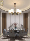 New Chinese-Style Chandelier, Living Room Lamp, All-Copper Lighting Fixture, Chinese Style Modern Minimalist Dining Room Bedroom Lamp, Elegant and Luxurious Lighting