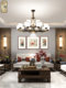 New Chinese-Style Chandelier, All-Copper Living Room Lamp, Simple and Luxurious Dining Room Lamp, Bedroom Lamp, High-End and Elegant Chinese-Style Lighting Fixtures