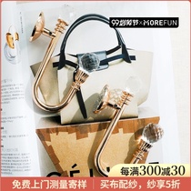 Simple modern fashion U-shaped crystal wall hook creative retro European curtain buckle accessories am