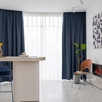 Pull up on the dark new living room bedroom light luxury modern simple shading closed eyes into the Star Hotel curtain fabric