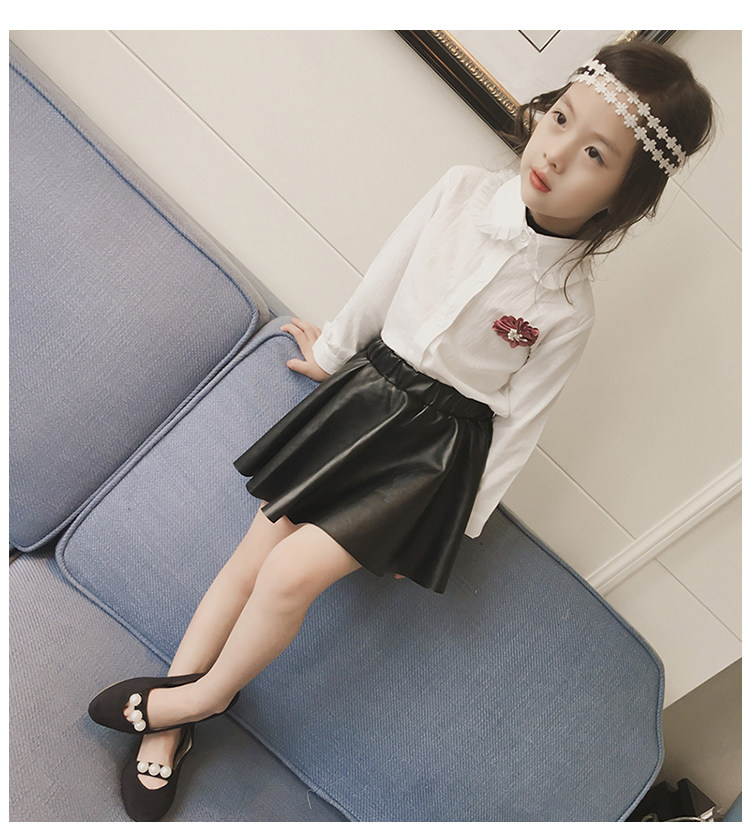 Chemise fille à manche longue - Ref 2084968 Image 17