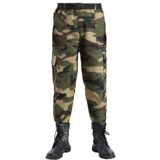 Осенние камуфляжные рабочие износостойкие штаны, свободный прямой крой