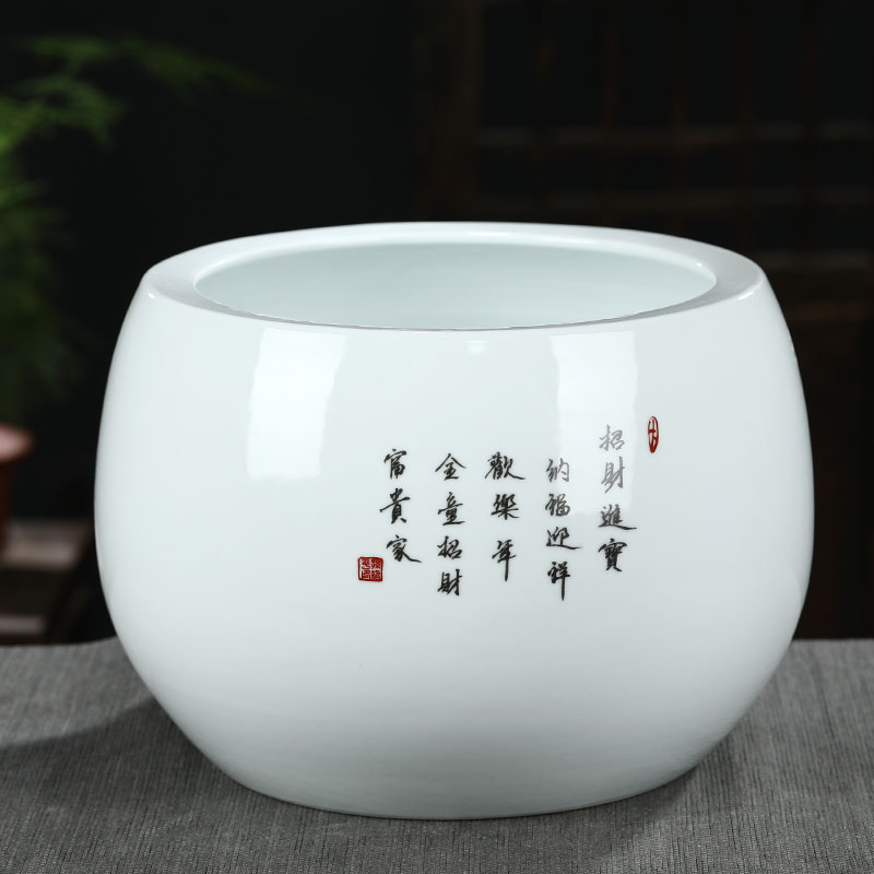 Jingdezhen ceramics cornucopia aquarium furnishing articles creative home sitting room porch decorate gifts flowerpot gifts