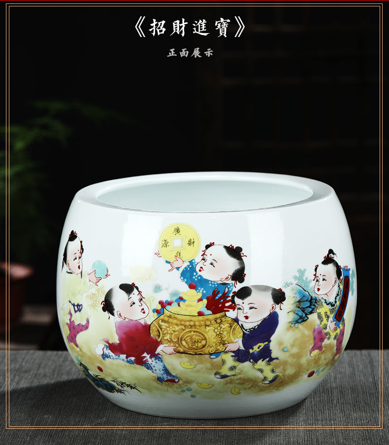 Jingdezhen ceramics cornucopia aquarium furnishing articles creative home sitting room porch decorate gifts flowerpot gifts