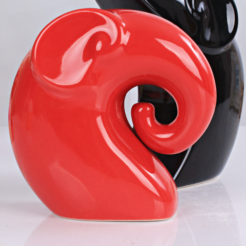 Couples like contracted fashion modern household adornment art ceramic office furnishing articles sitting room decoration gifts