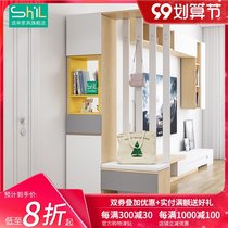 Living room entrance partition cabinet double-sided screen door Hall Cabinet modern simple cloakroom shoe cabinet one door into the house