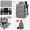 Fashionable gray paired with dark gray chest bag, large single compartment upgraded version