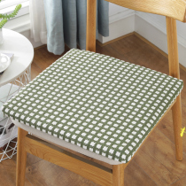 Winter cotton linen sponge chair cushion thickened student seat cushion car seat cushion mahogany office seat cushion can be removed and washed