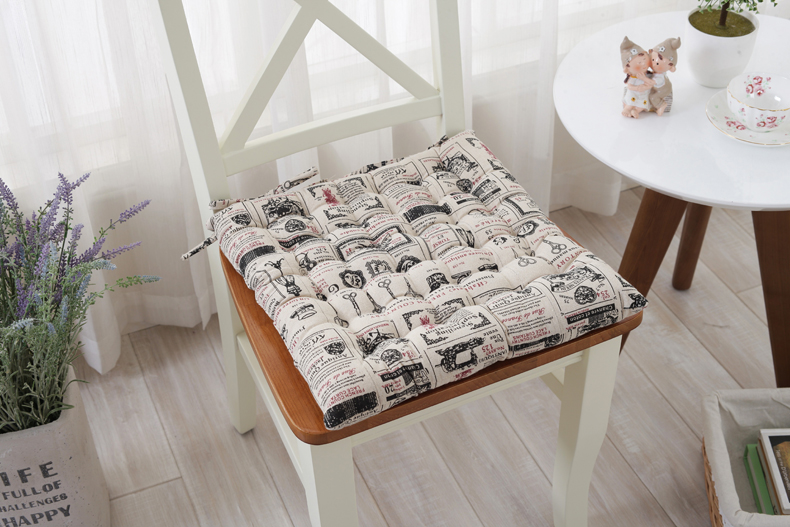 Summer ghế vải dày ghế máy tính đệm pad văn phòng đệm ghế đệm pad Four Seasons sinh viên phân - Ghế đệm / đệm Sofa thảm trải ghế sofa gỗ