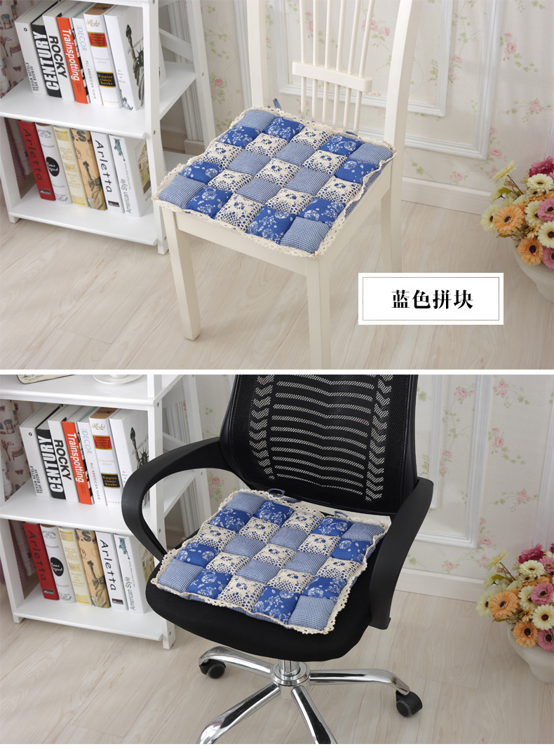 Mùa đông đệm ghế đệm văn phòng trong suốt học sinh ghế pad xe ghế đệm phân ghế ăn đệm - Ghế đệm / đệm Sofa thảm trải ghế gỗ đẹp