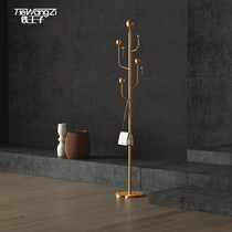 Italy TIE light luxury simple hanger Floor-to-ceiling household simple modern clothes Bedroom vertical coat rack