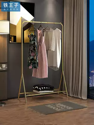 Italian TIE design household drying rack floor-to-ceiling folding bedroom hanger single pole coat rack simple