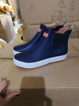 Mens Rainshoe Fashion Short Boy Short Boy Low Help Mens Light Anti-Slide Breathing Spring and Summer New Rainboot Shoes