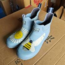 Low-cylinder spring and summer new large and medium children water shoes girl boy soft rubber cute rubber shoes baby