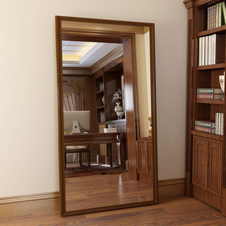 Full-Length Floor-Standing Mirror for Dressing, Vintage Style, Home Use, Wall-Mounted, for Clothing Store, Makeup, Influencer, 3D, Living Room Decoration