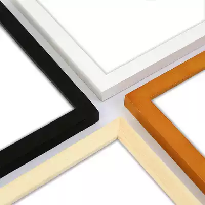 Solid Wood photo frame custom any size frame frame creative poster wall mounted diamond cross stitch custom