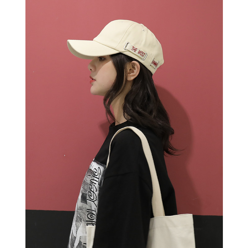 Cap Duck Tongue Cap Women Ins Tide Han Edition Summer 100 Hitch Street Tide People Shading Fashion Sunscreen Red Baseball Cap