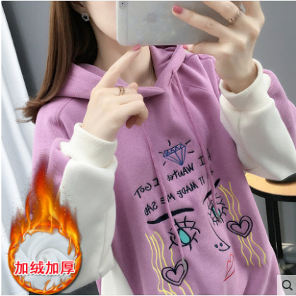 Anti-mùa qingcang phụ nữ áo len siêu lửa dày 2020 mới nước giả nhung knitsweater sâu đến đầu gối lỏng lẻo mã quần áo của phụ nữ