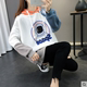 Anti-mùa qingcang phụ nữ áo len siêu lửa dày 2020 mới nước giả nhung knitsweater sâu đến đầu gối lỏng lẻo mã quần áo của phụ nữ