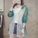 Одежда для защиты от солнца, летняя тонкая куртка, кардиган, свободный крой, подходит для подростков