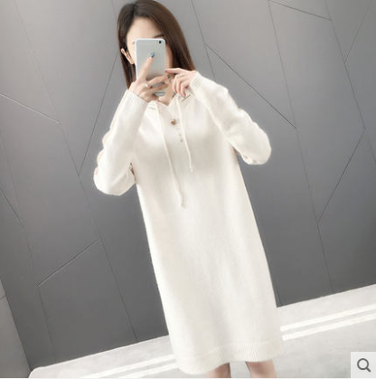 Anti-mùa qingcang phụ nữ áo len siêu lửa dày 2020 mới nước giả nhung knitsweater sâu đến đầu gối lỏng lẻo mã quần áo của phụ nữ