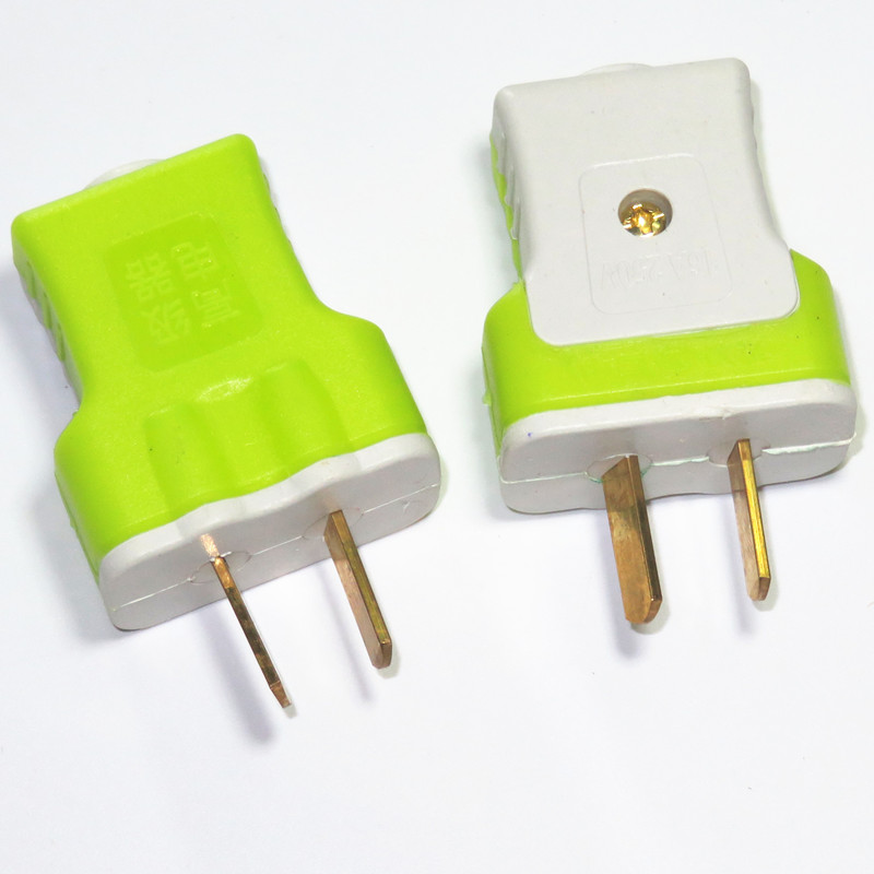 Plug full copper three - foot 10A three - hole wire three - plug 2 plug - 2 plug - in wire plug - in joint