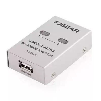 Fengjie USB automatic printer sharer 2-port USB extension cable one for two computer switcher 2 in 1 out cable USB printer line one for two USB automatic switcher sharer