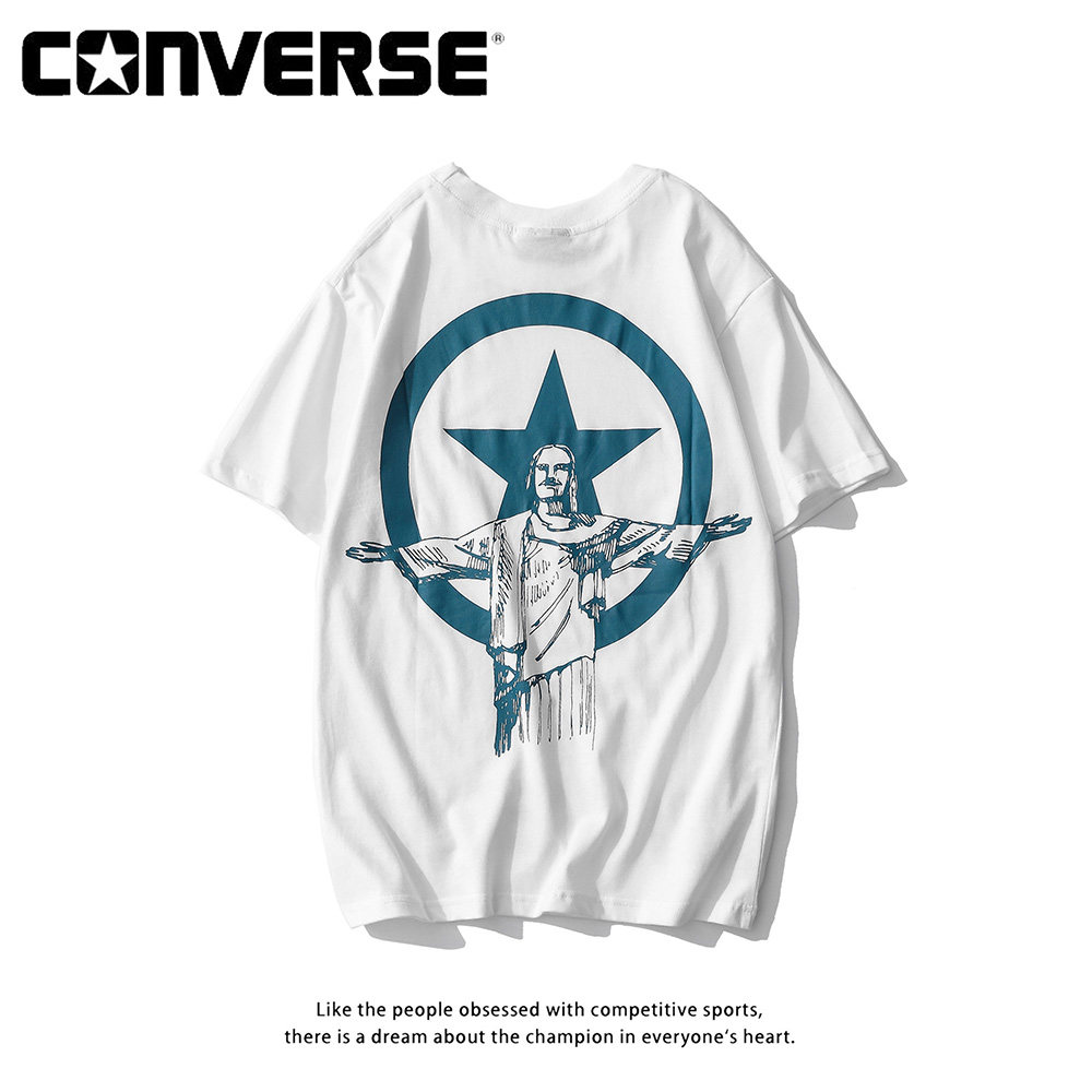 Summer INS Fashion Short Sleeve T-shirt Men's and Women's Leisure Loose Tide Brand oversize Half Sleeve Couple Jacket