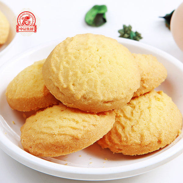 中冠集团 奶香鸡蛋曲奇饼干 400g 双重优惠折后￥6.9包邮