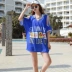 Bộ đồ bơi đôi 2019 mới gợi cảm mùa xuân nóng bỏng áo tắm nam đi biển kỳ nghỉ đồ bơi bảo thủ - Vài đồ bơi 	bộ đồ đôi đi biển Vài đồ bơi