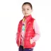 Trẻ em Li Ning mặc vest nam và nữ cotton mùa đông trẻ em lớn trẻ em mùa thu học sinh thể thao giản dị áo khoác gió thể thao Áo thể thao