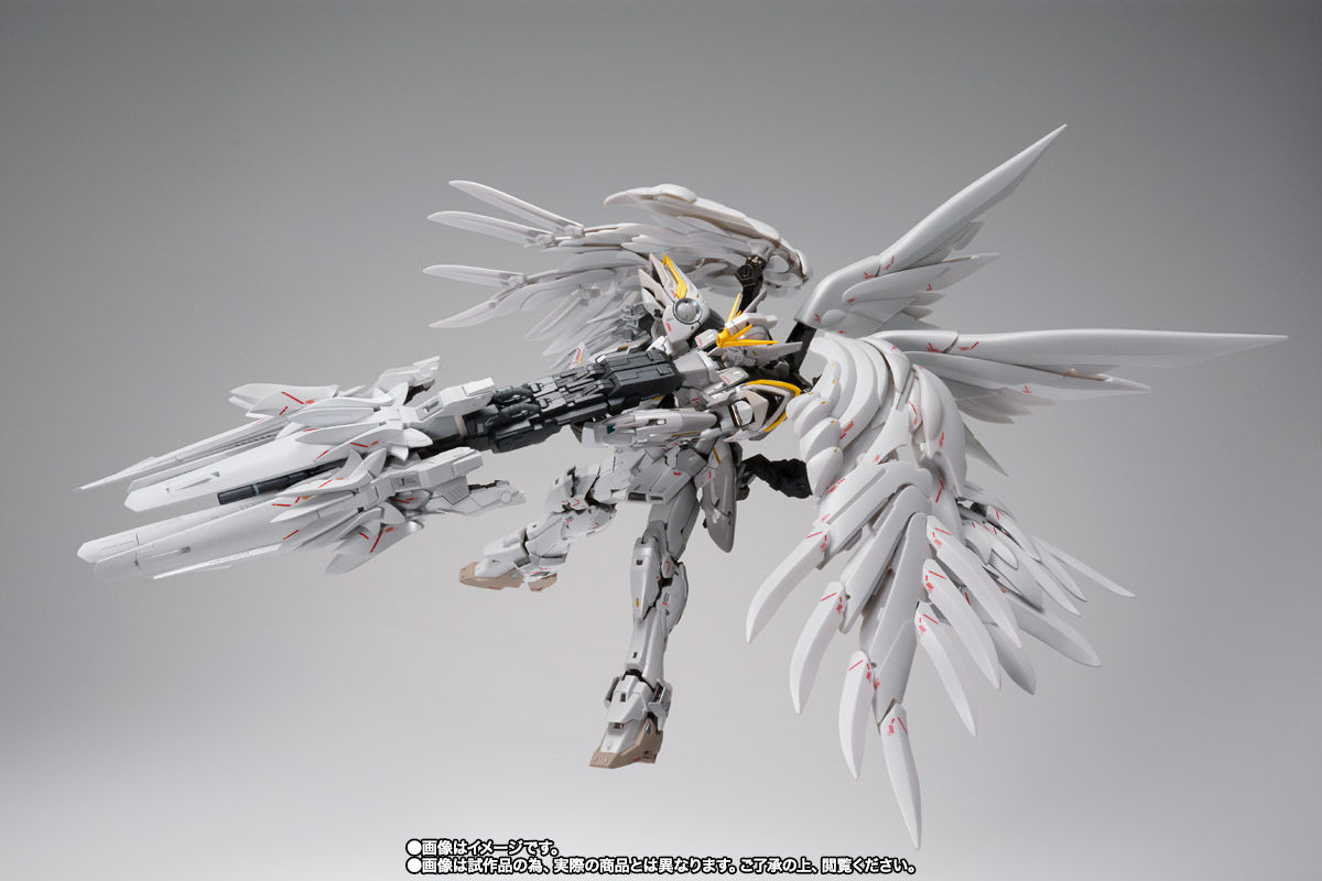 Free Shipping Bandai FIX GFFMC Snow White Gundam Wing Zero EW