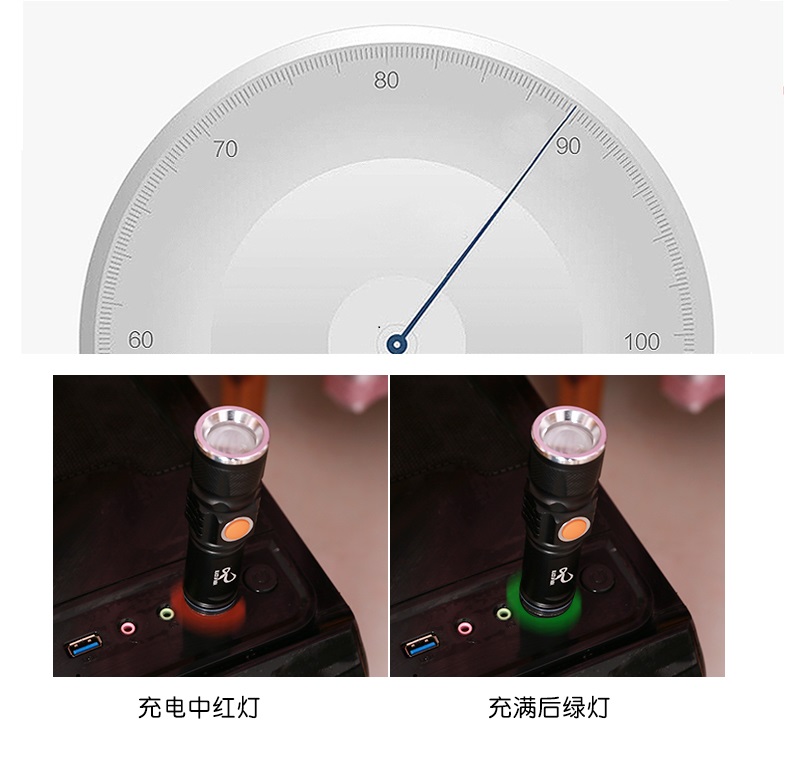 T6 công suất cao đèn pin xe đạp ánh sáng đèn pha xe đạp leo núi đêm cưỡi đèn chói đèn pin không thấm nước chiếu sáng ngoài trời đèn led pin sạc