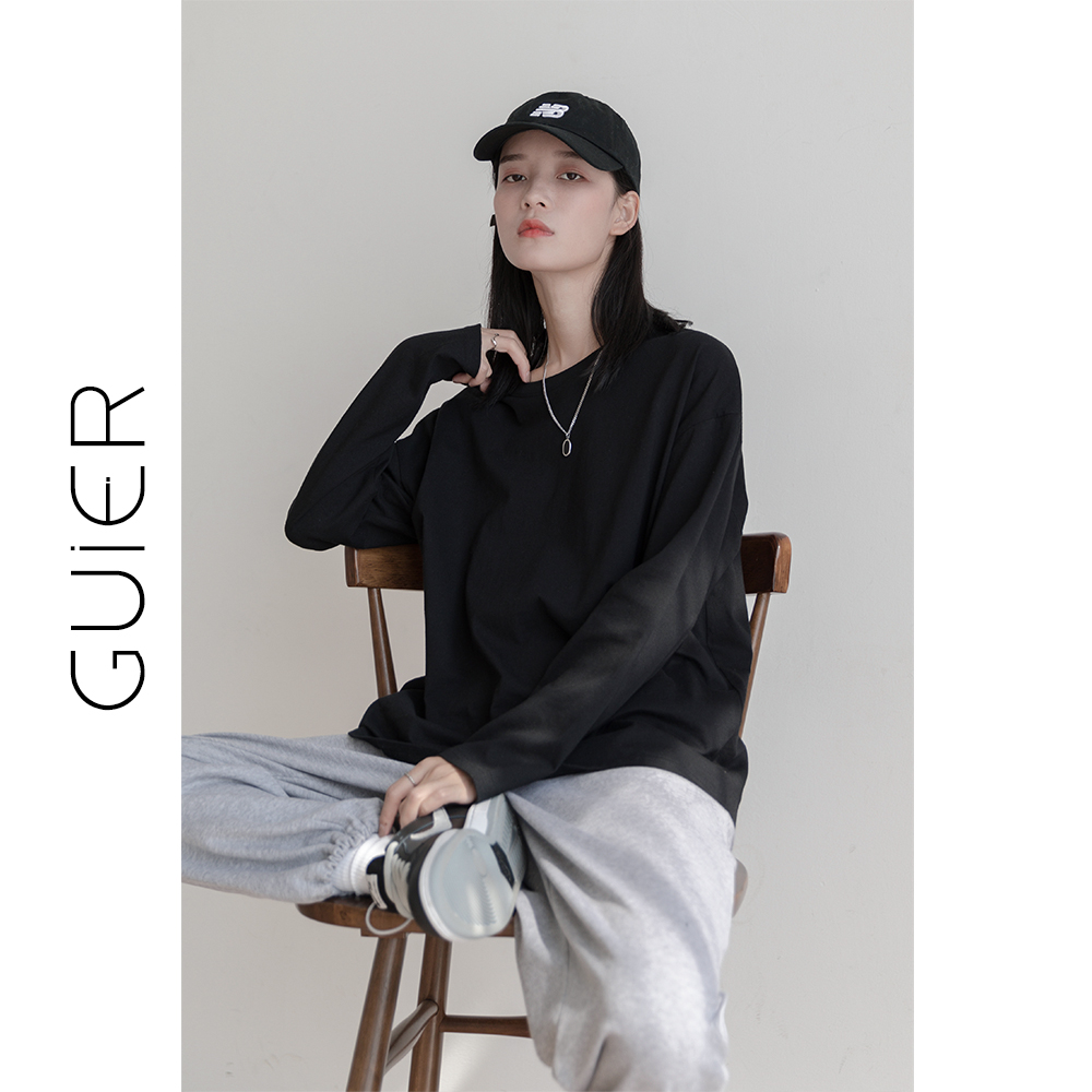 GUIER is a new loose Han version of long sleeve t-shirt in 2023