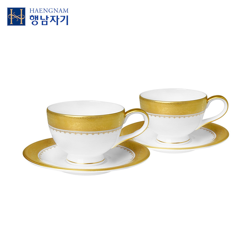 Glittering ipads porcelain cup 2 disc HAENGNAM Han Guoxing south China cups of coffee cup for cup suits for