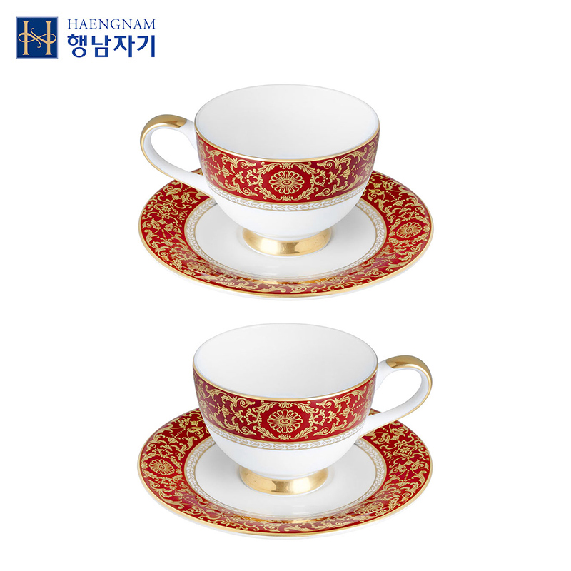 HAENGNAM Han Guoxing south China key-2 luxury XFX red glaze have the cicc coffee cup glair ipads porcelain suits for