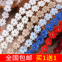 Colour Flowers Lace Lace Handmade Diy Clothes Dresses Décor Accessories Curtain Table Cloth Wrapping Material Fabrics