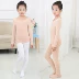 Thực hành quần áo cô gái biểu diễn để giữ ấm cho nữ màu sắc khiêu vũ quần áo trẻ em Xiêm thời trang trẻ em áo mùa đông