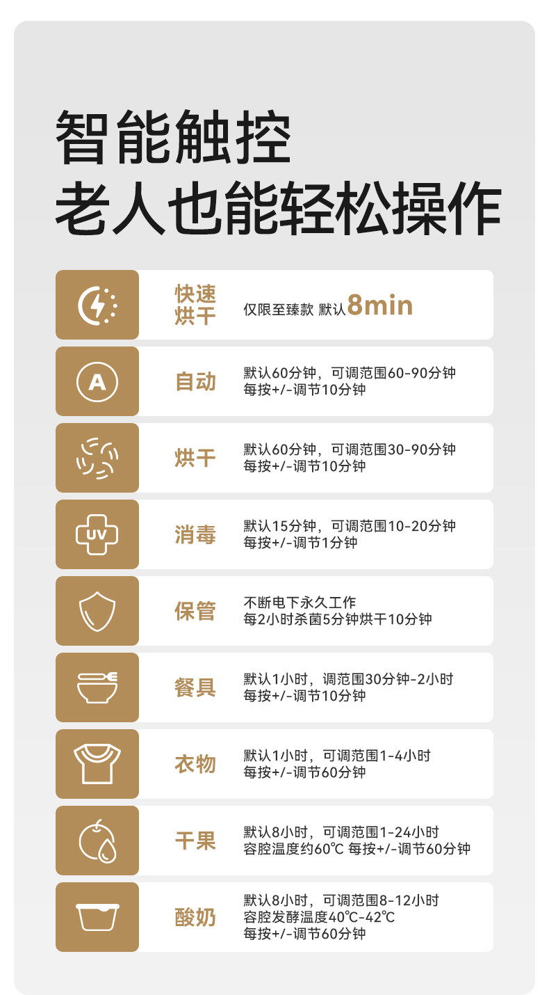 Стерилизатор 十月结晶小金盾婴儿消毒柜紫外线杀菌烘干一体宝宝专用奶瓶消毒器 October crystallization