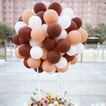 10 Inch Round Macaron White Coffee Color Apricots Color Cocoa Color Ensemble Cocoa color Café Opening placement