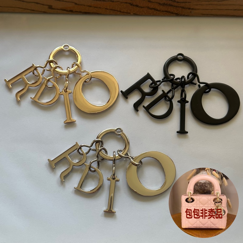 Suitable for Dior Princess Diana Hardware Accessories, Mini Three-Compartment and Four-Compartment Charms, Replacement Dior Bag Metal Pendants for Decoration