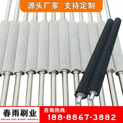 Customized winding brush roller industrial machine with brush roller processing nylon brush roller does not lose hair to map customization