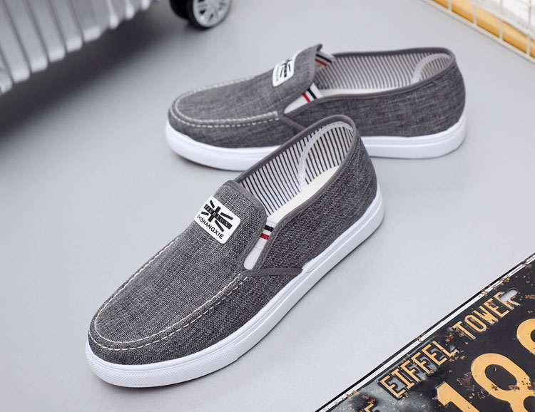 Giày nam mùa xuân Giày vải Bắc Kinh cũ Giày lười Giày thông thường Phiên bản Hàn Quốc của thủy triều giày anta