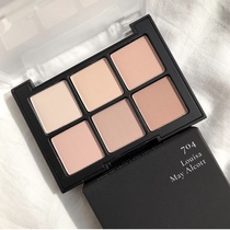 Wen Jiaying of the same style ~ Korean niche Dinto six-color eyeshadow palette matte pearlescent natural color 705#703#