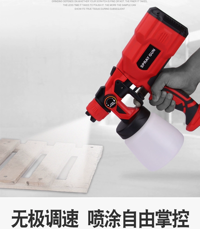 phun sơn xe máy Điện tự động súng phun DIY hộ gia đình di động súng phun sơn phun cao phun điện súng phun sơn không dây máy phun máy phun sơn mini máy phun sơn total