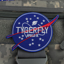 Embroidery magic sticker emblems Apollo Flying embroidered adhesive Backpack Magic Sticker Individuality stamp arm Chapter Patches