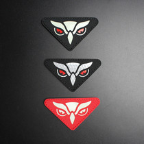 Laser cutting eagle eye reflective magic posting night light magic sticker IR badge backpack grinding badge Boutique arm