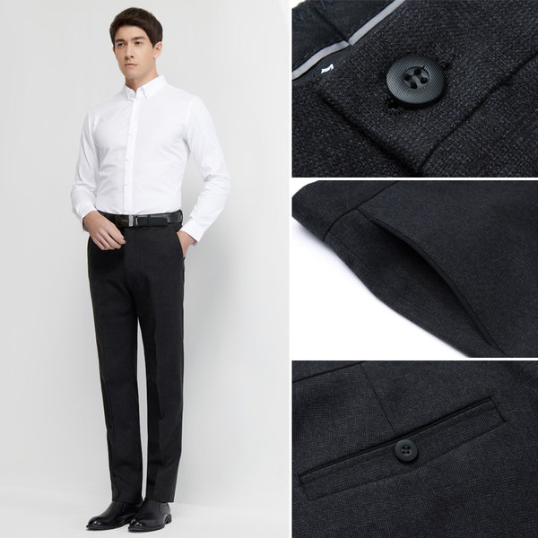 柒牌 18年秋季新款 男士商务休闲西裤 长裤 天猫优惠券折后¥139包邮(¥239-100)