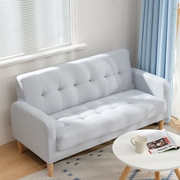 Vải ghế sofa sofa căn hộ nhỏ nhỏ đôi phòng ngủ ban công ba ghế sofa nhỏ quần áo nhỏ gọn cho thuê cửa hàng - Ghế sô pha