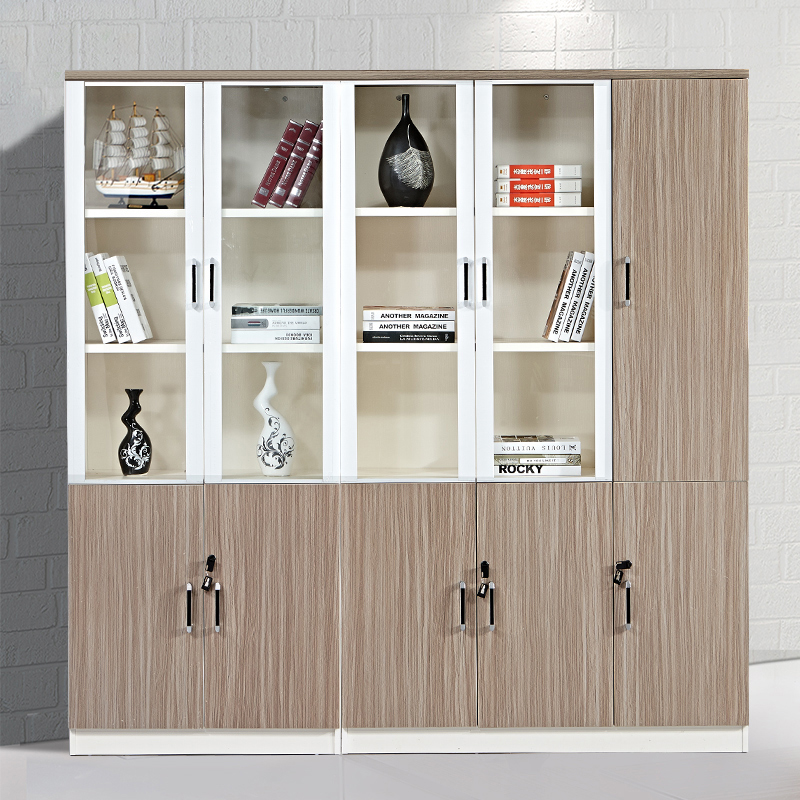 Office furniture cabinet file cabinet low cabinet office storage file data cabinet wooden home bookcase